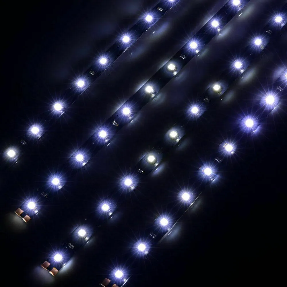 10-Piece: 12" 15SMD Waterproof 12V Flexible LED Strip Light For Car