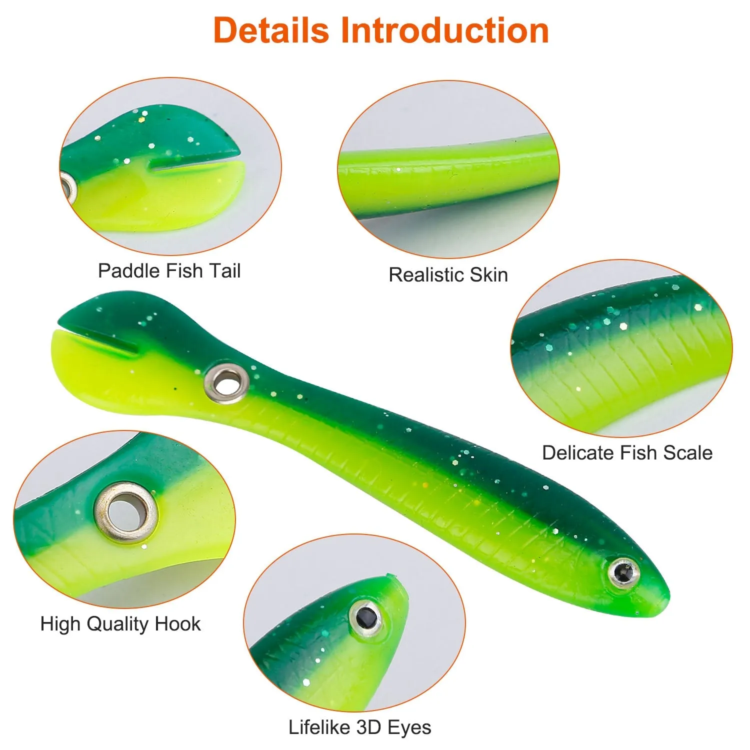 10-Pieces: Realistic Bass Loach Swimming Lure
