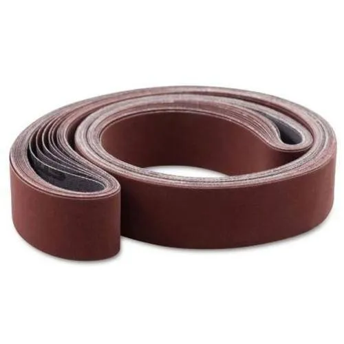 2 X 72 Inch Flex Aluminum Oxide Metal Sanding Belts, 6 Pack