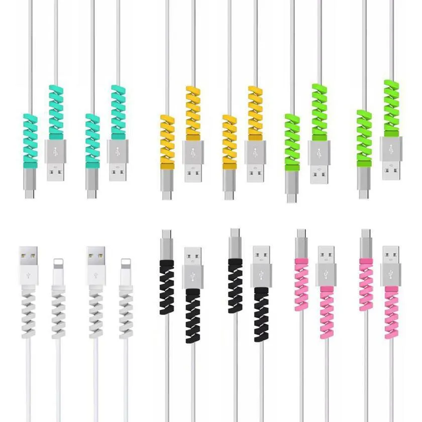24-Pack: Flexible Silicone Cable Protector