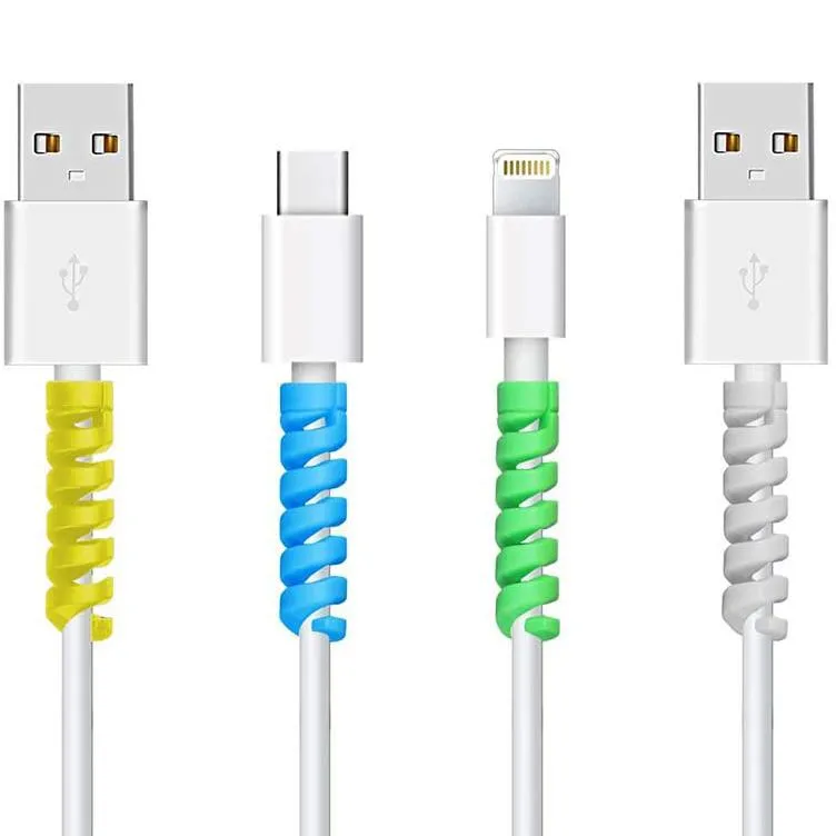 24-Pack: Flexible Silicone Cable Protector