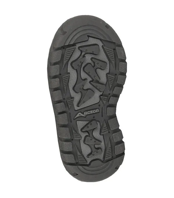 Acton Toddler Funky Black Winter Boots with Removable Felt -40°F / -40°C - Black/Pink