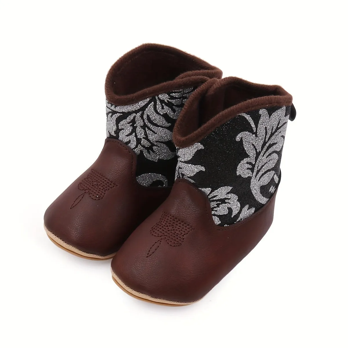 Adorable Vintage Winter Boots for Baby Boys with AntiSlip Feature