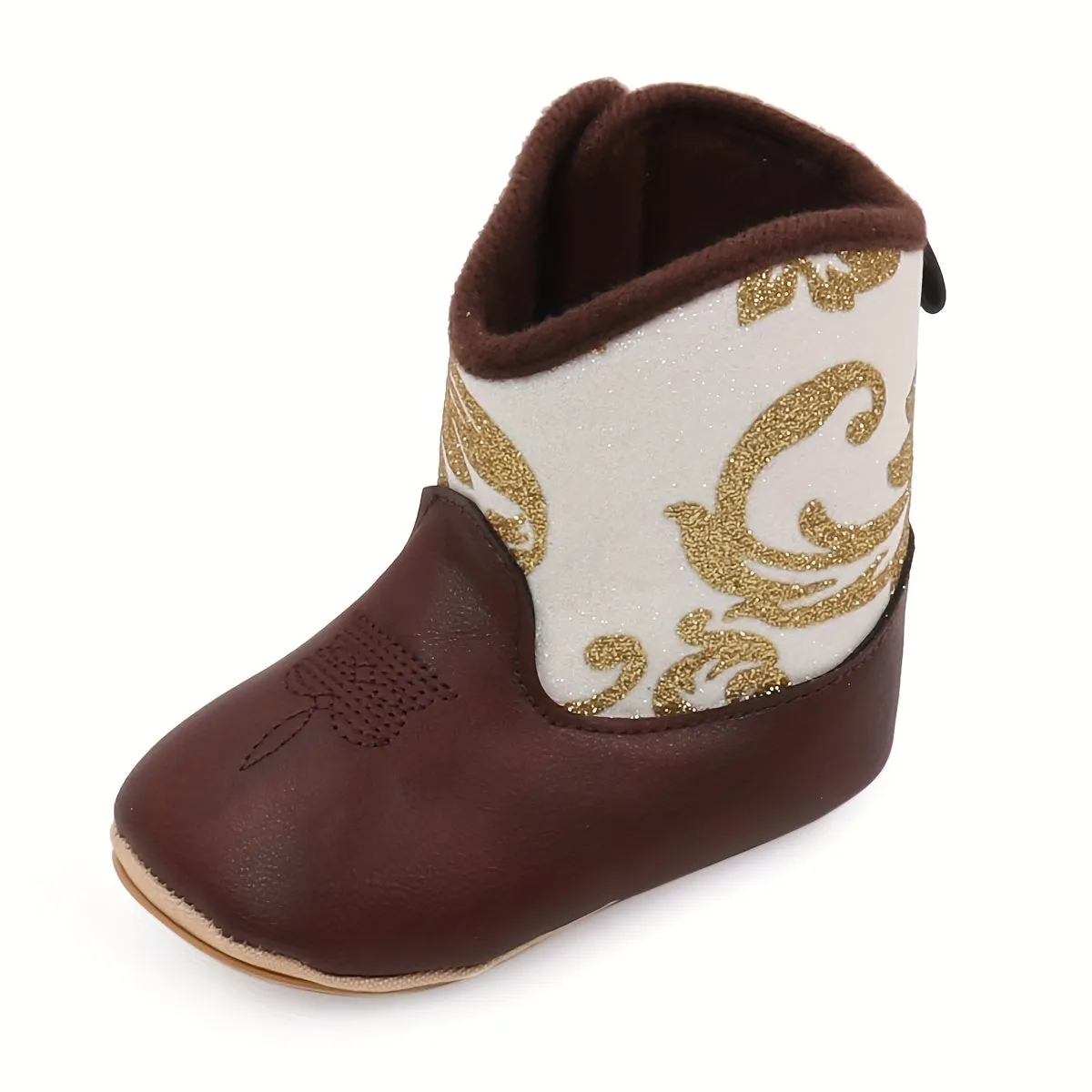 Adorable Vintage Winter Boots for Baby Boys with AntiSlip Feature
