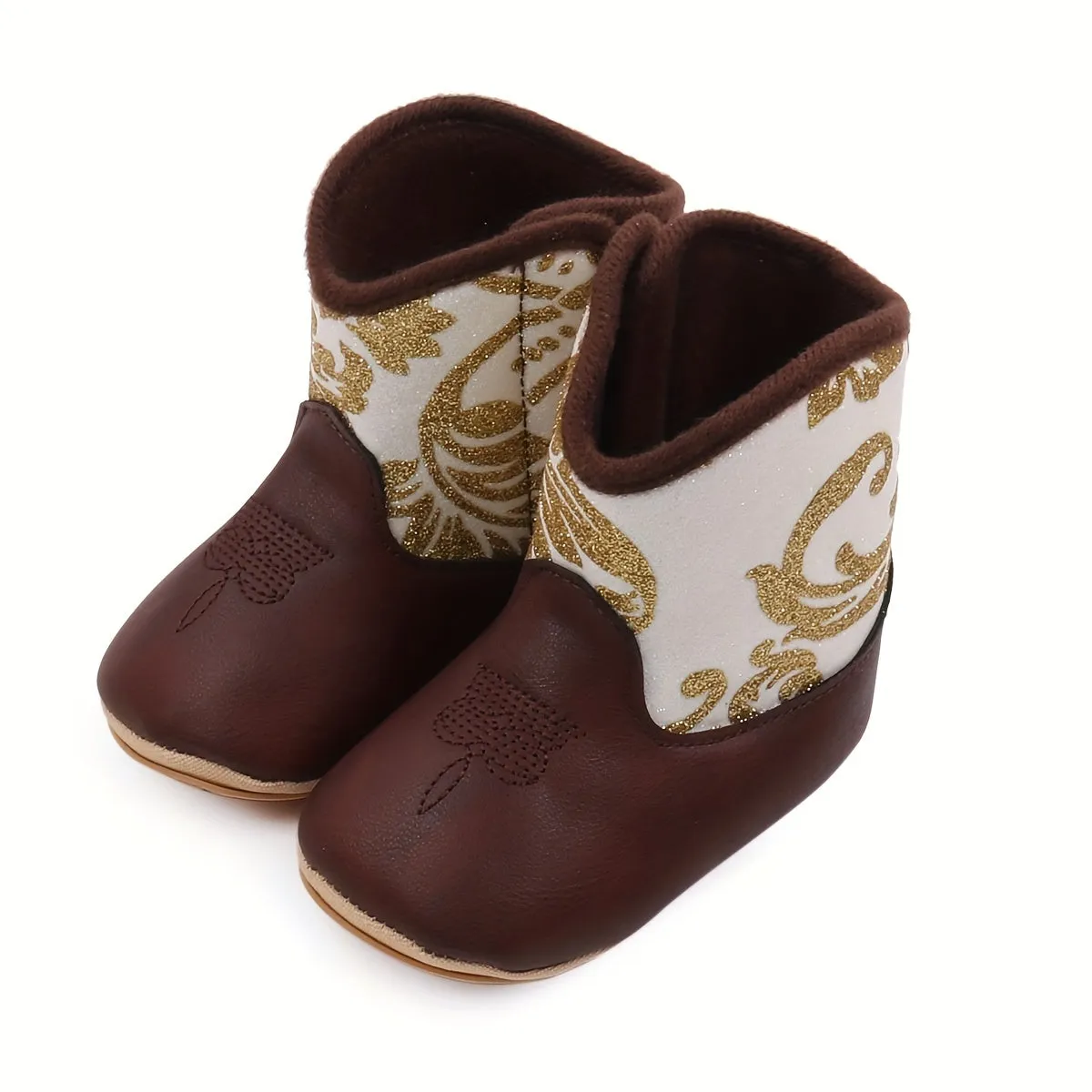 Adorable Vintage Winter Boots for Baby Boys with AntiSlip Feature