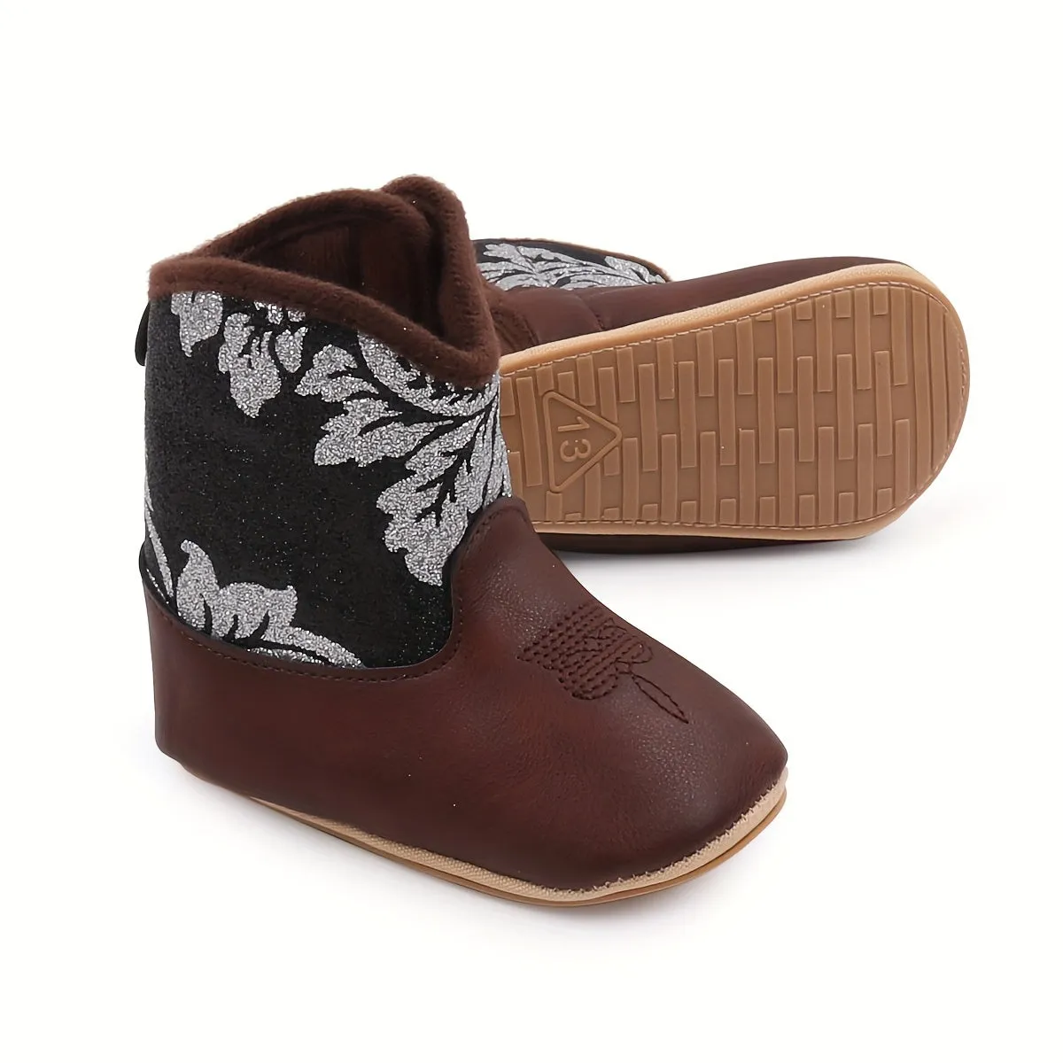 Adorable Vintage Winter Boots for Baby Boys with AntiSlip Feature
