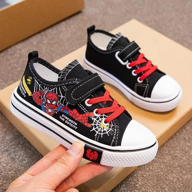 Anti-Slip, Soft Bottom Stylish Breathable Outdoor Sport Kids' Canvas Sneakers