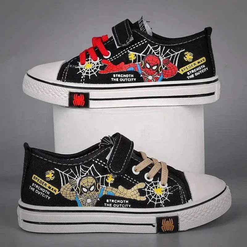 Anti-Slip, Soft Bottom Stylish Breathable Outdoor Sport Kids' Canvas Sneakers