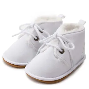 Baby Girls Winter Warm Lace Up Fur Boots Wholesale
