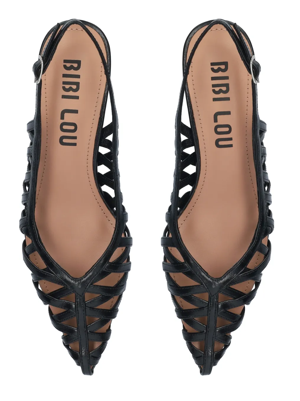 Bibi Lou Liala 45 Black Sling back Heels