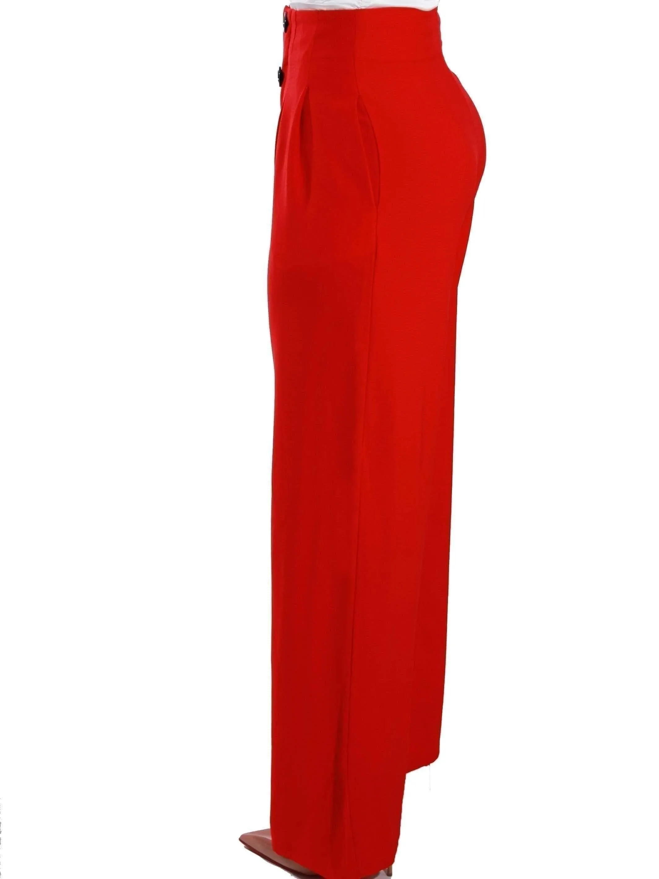 Bold Standard | Red Palazzo Pants