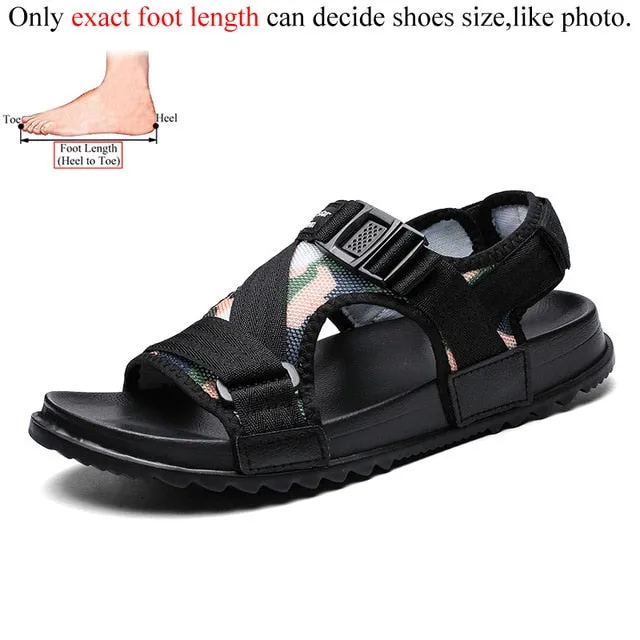 Casual Men Sandals Summer Shoes Sandal Mens Sandles Outdoor Breathable Comfort Slip on Plus Size Open Shoes Sandalias Hombre EVA