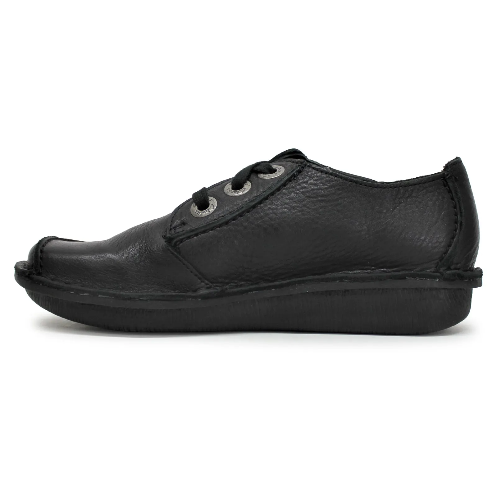 Clarks Womens Shoes Funny Dream Casual Lace-Up Low-Profile Leather - UK 5