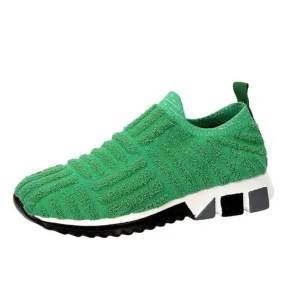 Cuzcare Women Orthopedic Shoes Knit Slip-on Comfy Leisure Sneakers