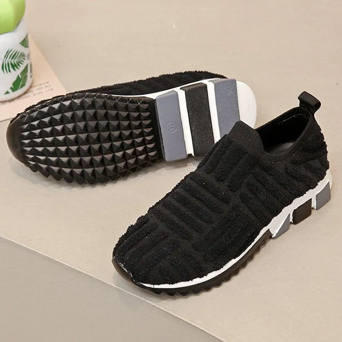 Cuzcare Women Orthopedic Shoes Knit Slip-on Comfy Leisure Sneakers