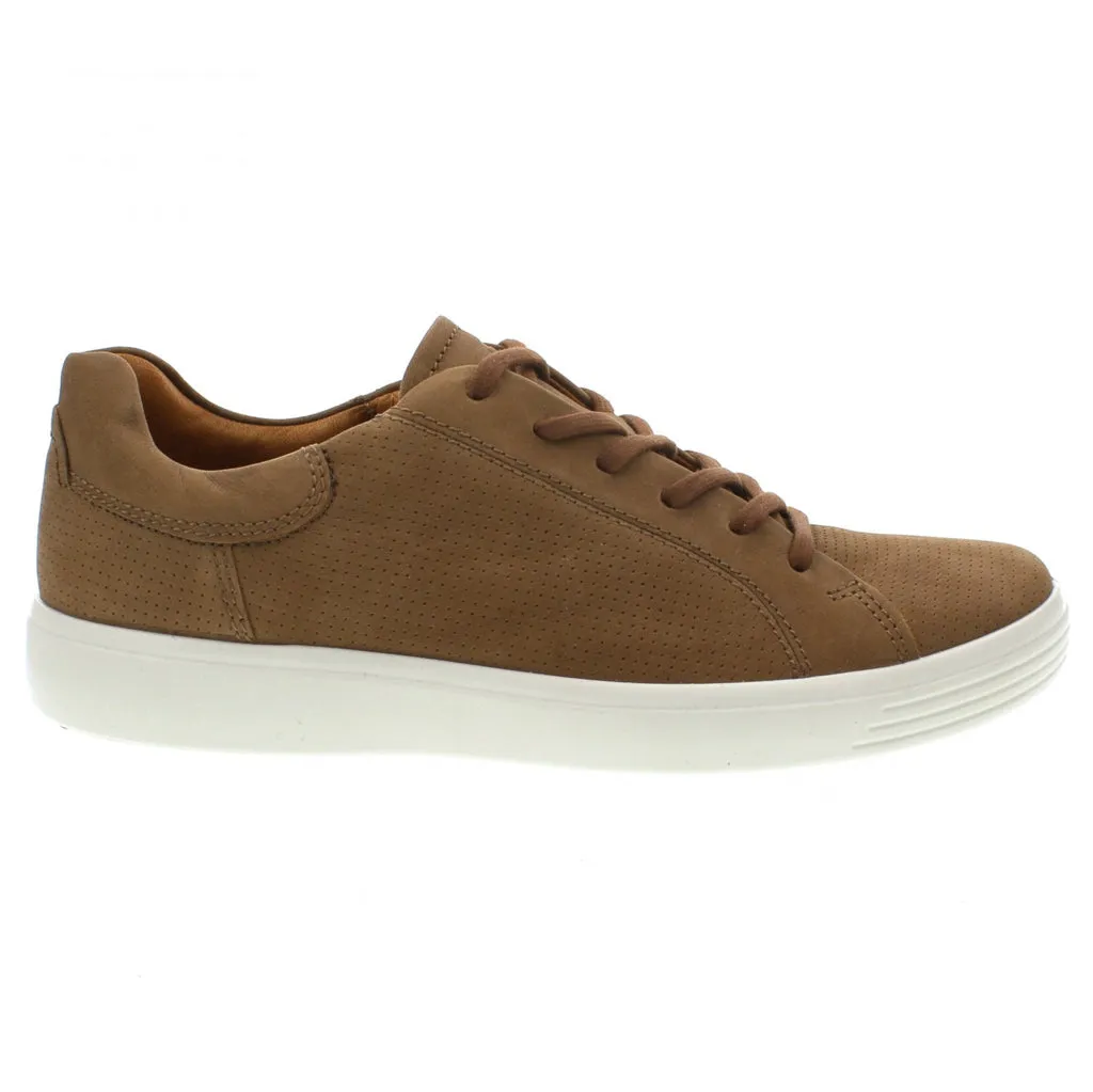 Ecco Soft 7 Nubuck Leather Men's Casual Trainers