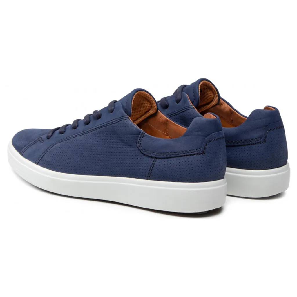 Ecco Soft 7 Nubuck Leather Men's Casual Trainers