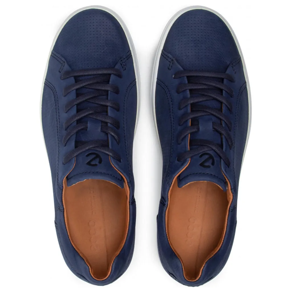 Ecco Soft 7 Nubuck Leather Men's Casual Trainers