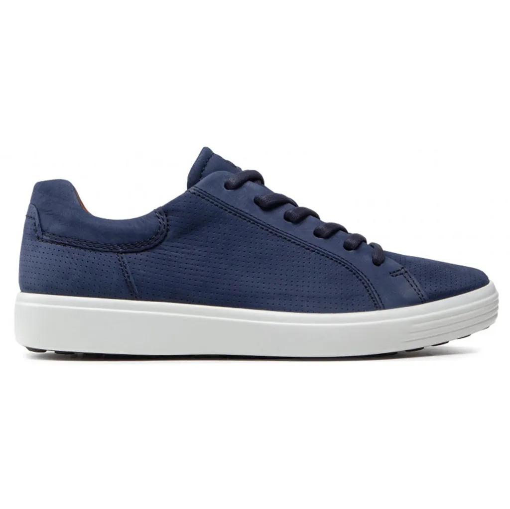 Ecco Soft 7 Nubuck Leather Men's Casual Trainers