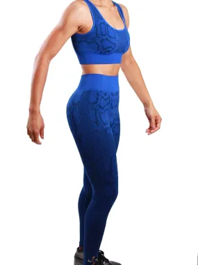 Explicit Energy | Seamless Activewear Set Blue