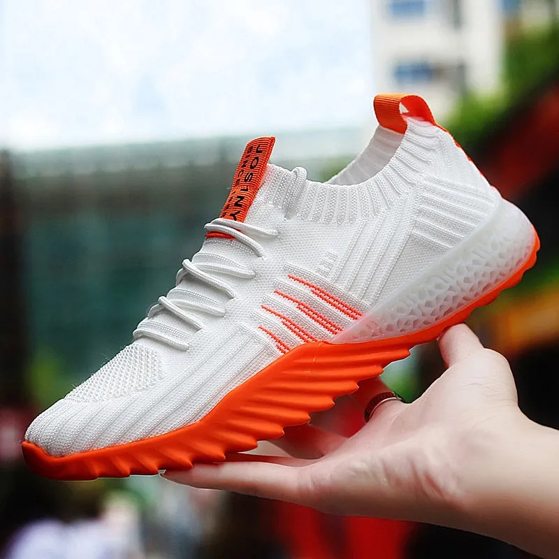 Flats Women Platform Sock Sneakers Mesh Breathable
