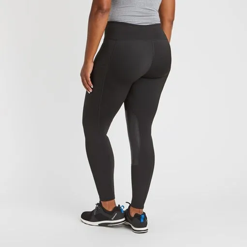 Fleece Lite II Knee Patch Tight (2020) - Black Solid