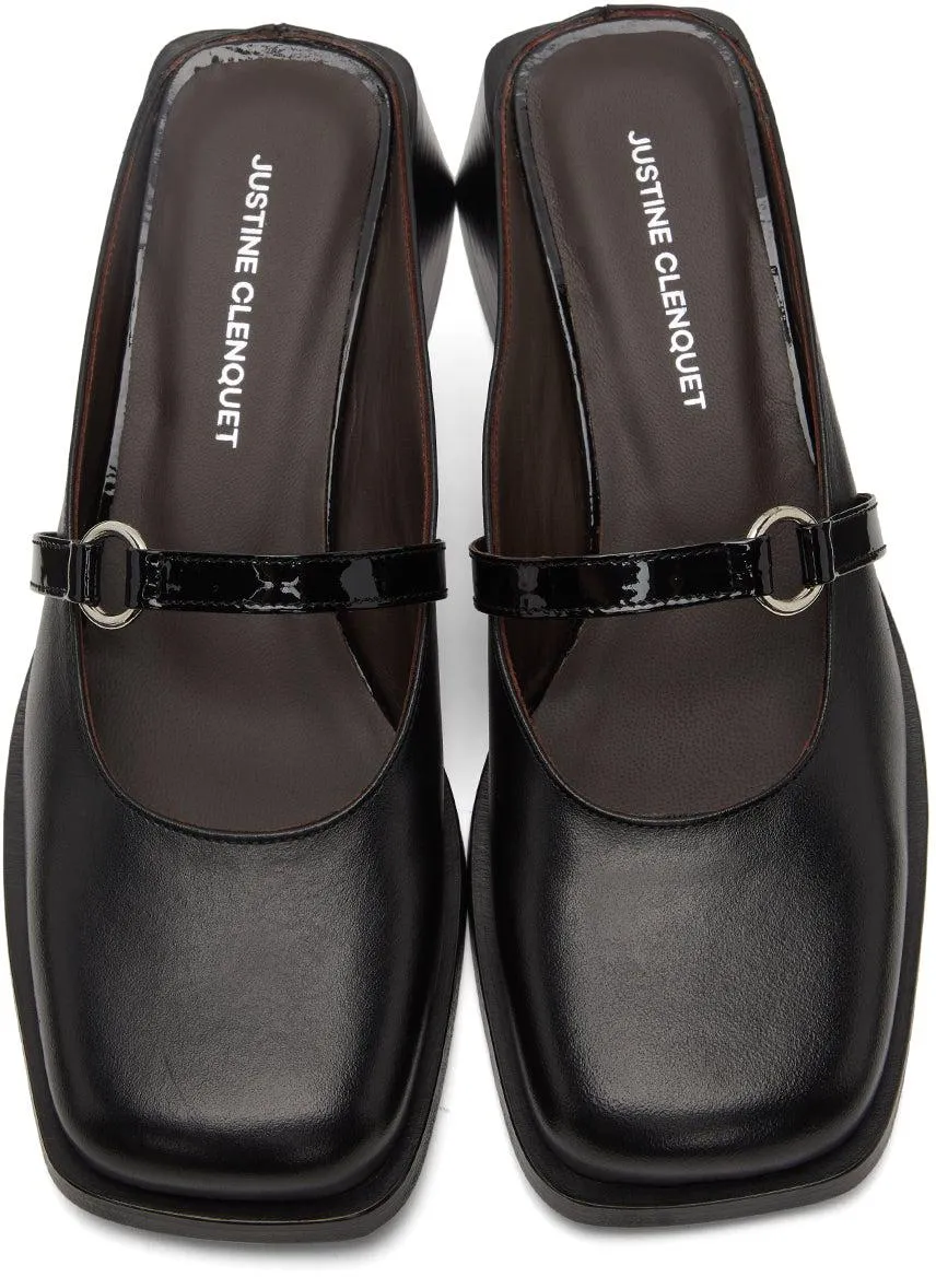 Justine Clenquet Black Uma Loafers