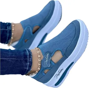 Ladmiple Shoes For Women Sneakers Slip Ons Walking Shoes Lady Platform Loafers Fashion Casual Dressy Summer Flats Shoes