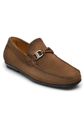 Magnanni Monterey Braid Bit in Taupe Suede