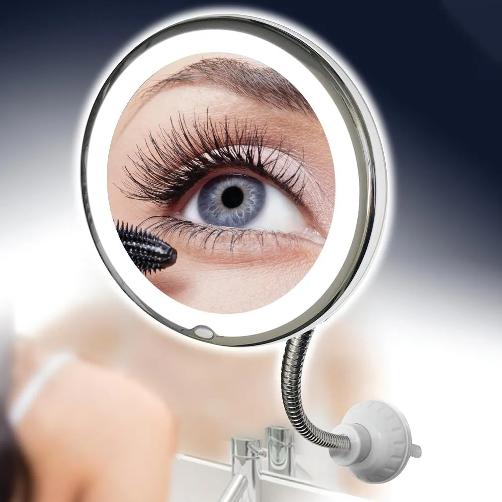 My Flexible Mirror 10x Magnification 7” Make Up Round Vanity Mirror