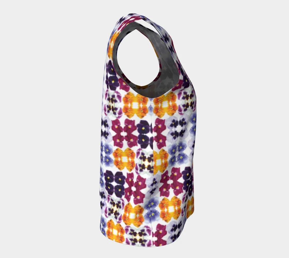 Pansy Box Loose Tank Top (Long)