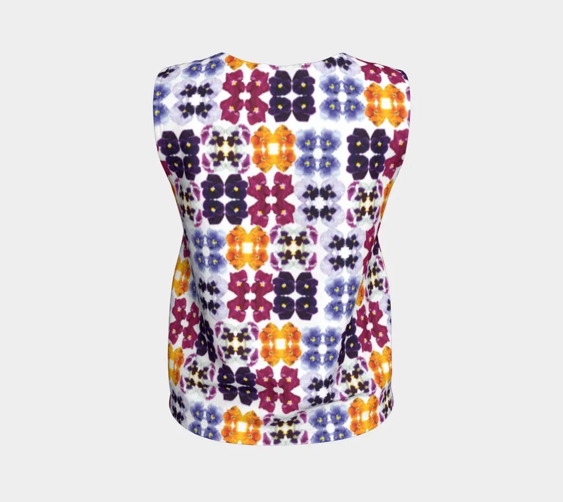 Pansy Box Loose Tank Top (Long)
