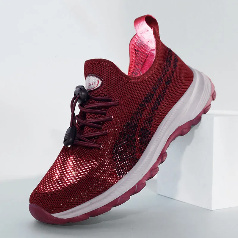 Plus Size Women Breathable Anti-slip Sneakers