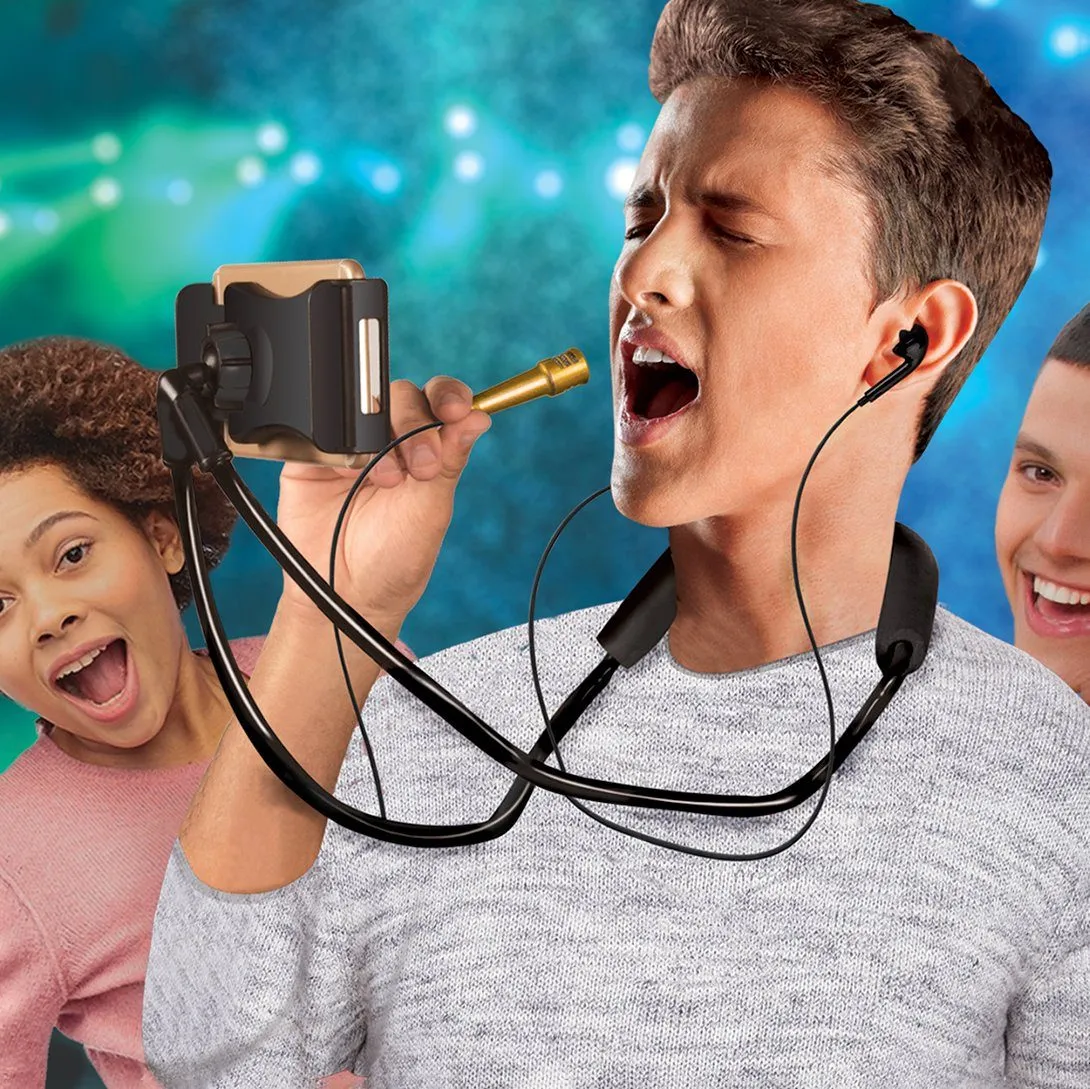 Polaroid Gooseneck Phone Holder, Flexible Hands Free Smartphone Mount
