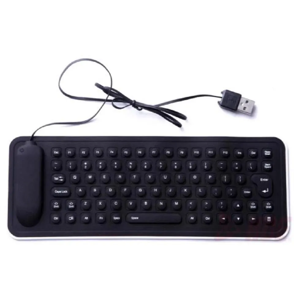 Portable Flexible Silicone Keyboard