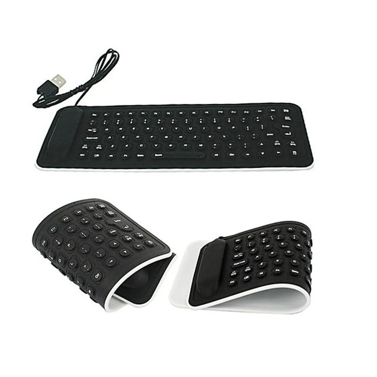 Portable Flexible Silicone Keyboard