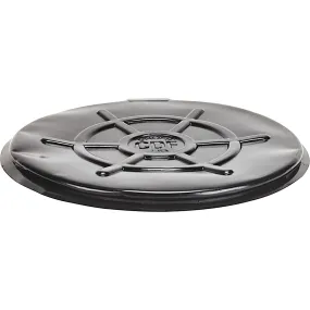 Protective Drum Lids, Closed Top, Fits: 55 US gal (45 imp. gal.), Black