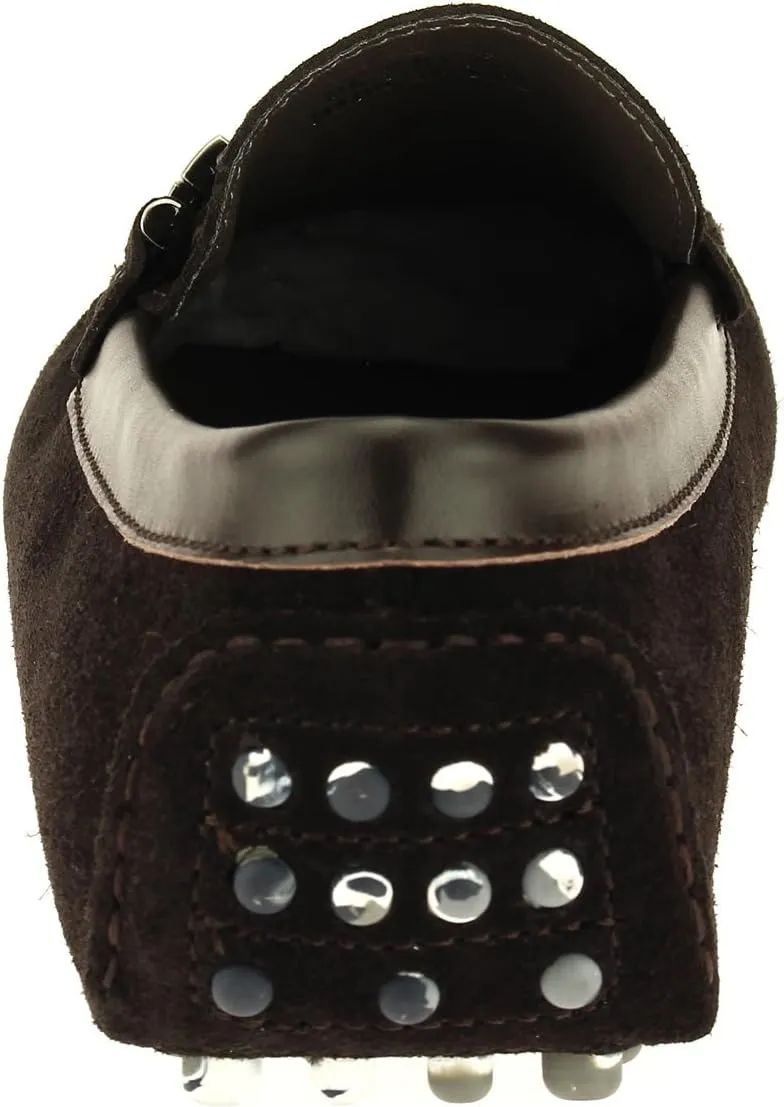 Salvatore Exte Men's Suede Leather Driving Shoe Michael Slip-On Loafer