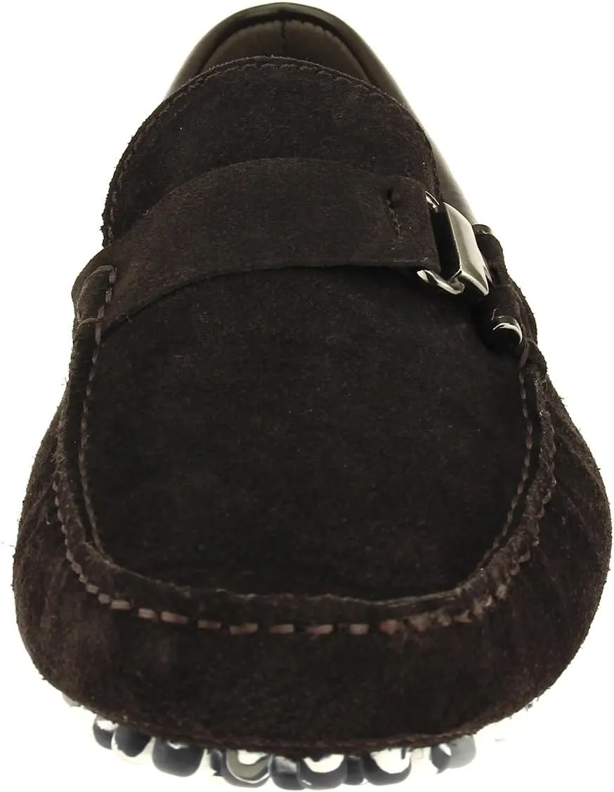 Salvatore Exte Men's Suede Leather Driving Shoe Michael Slip-On Loafer