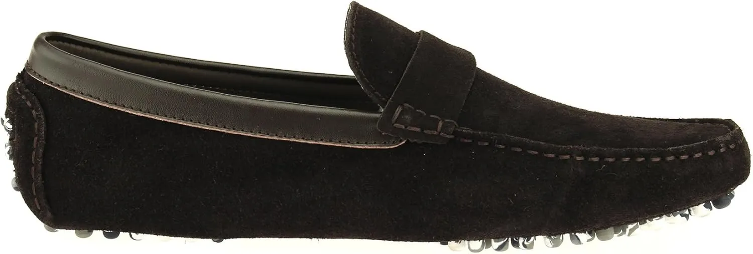 Salvatore Exte Men's Suede Leather Driving Shoe Michael Slip-On Loafer