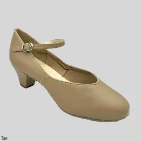 SO DANCA CANDICE CHARACTER SHOE, TAN - #CH02