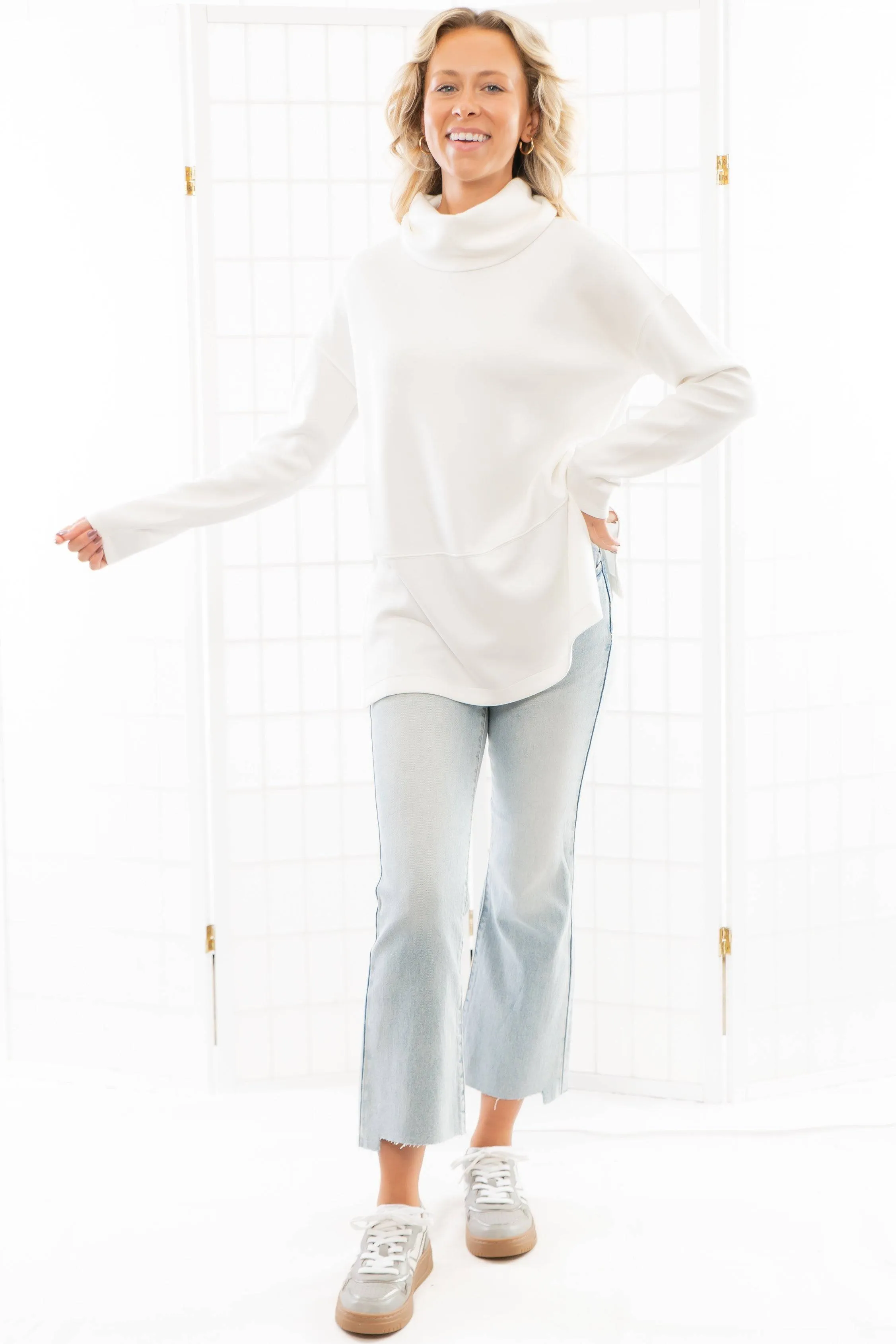 Spanx Powder AirEssentials Turtleneck Tunic
