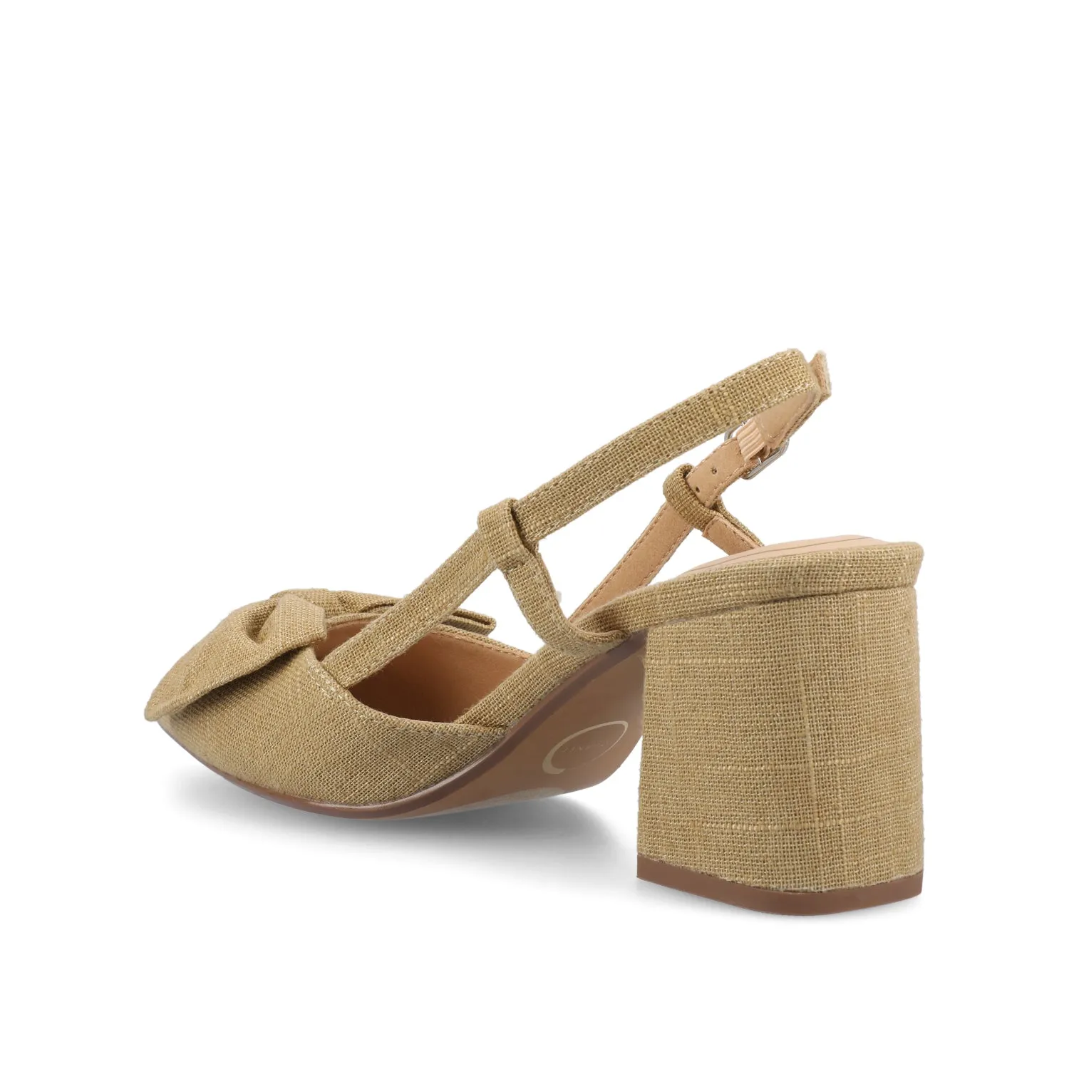 TAILYNN SLINGBACK BLOCK HEELS IN STATEMENT IN WIDE