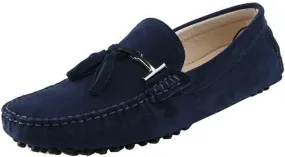 TDA Men's New Tassel Suede Driving Loafers Penny Boat Shoes