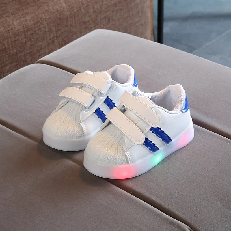 Toddler Glowing Shoes Kids Led Breathable Shoes