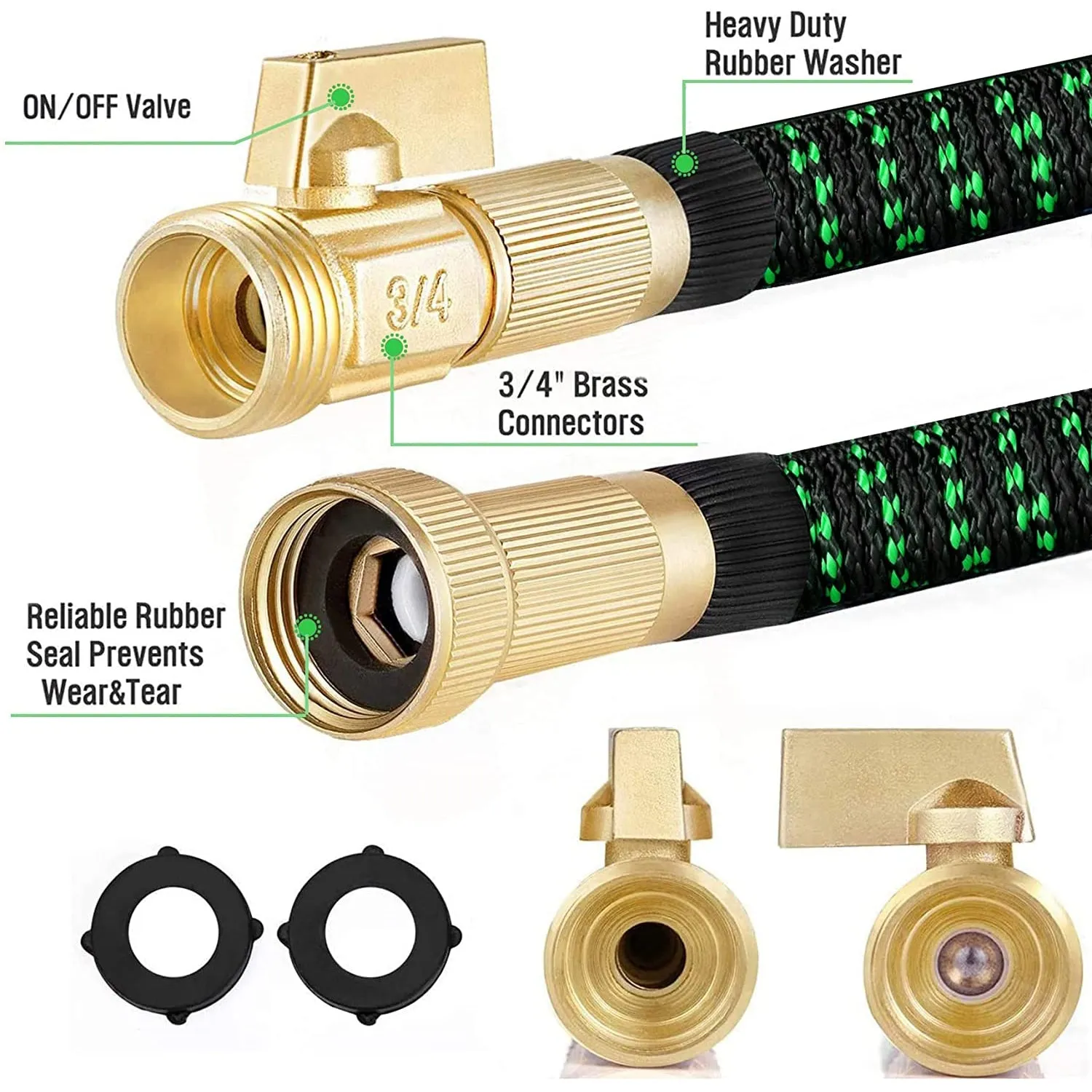 Vorey Flexible Lightweight Expandable Garden Hose