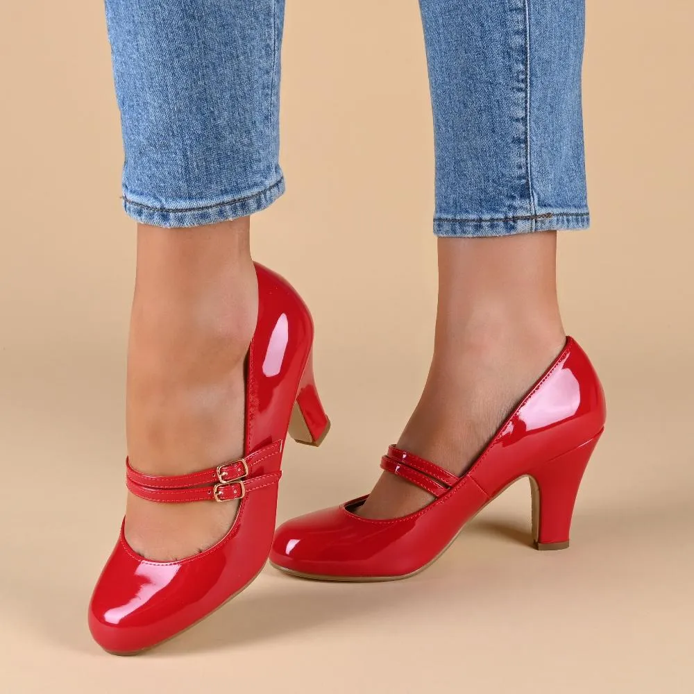 WENDY MARY JANE PUMP HEELS IN STATEMENT