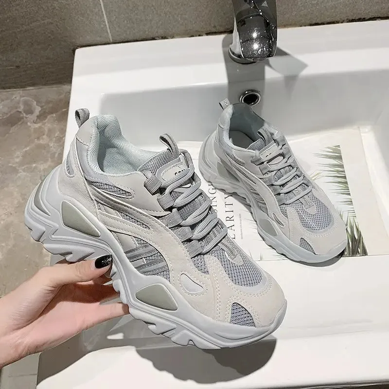 Women's Breathable Chunky Sneakers