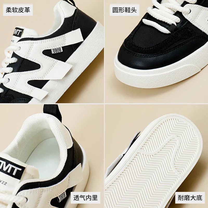 Women's Leather Breathable Versatile Sneakers (In Stock)