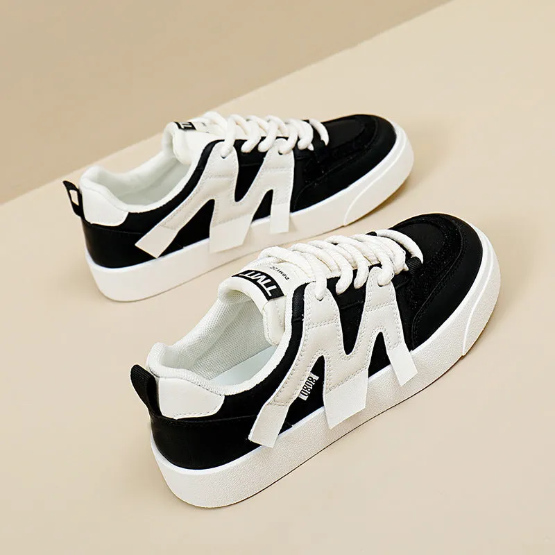Women's Leather Breathable Versatile Sneakers (In Stock)